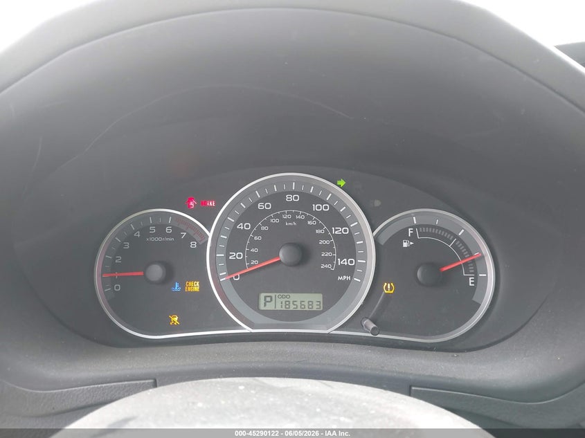 2008 Subaru Impreza VIN JF1GH63638H837256 IAAI salvage auction — NORMAL WEAR, Clear (Washington), sold $350 on 2026-07-28 (photo 7)