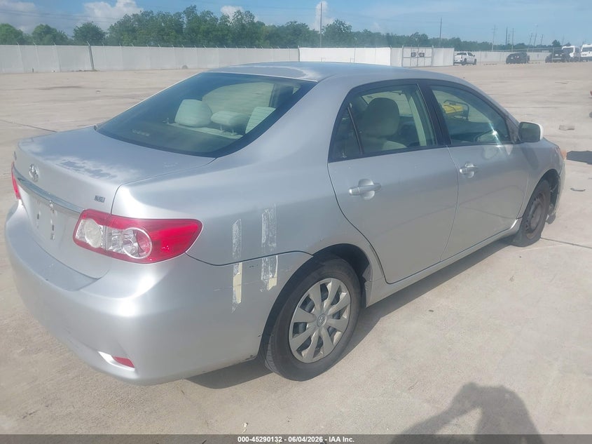 2011 Toyota Corolla VIN JTDBU4EE3BJ090895 IAAI salvage auction — LEFT REAR, Original (Texas), sold $1,925 on 2026-07-10 (photo 4)