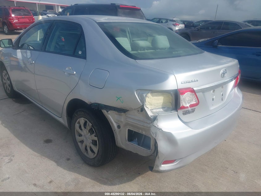 2011 Toyota Corolla VIN JTDBU4EE3BJ090895 IAAI salvage auction — LEFT REAR, Original (Texas), sold $1,925 on 2026-07-10 (photo 6)
