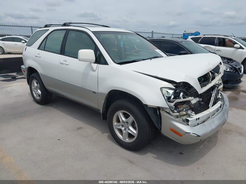 2001 Lexus Rx VIN JTJGF10U710117336 IAAI salvage auction — LEFT FRONT, Salvage (Texas), sold $425 on 2026-07-09 (photo 1)