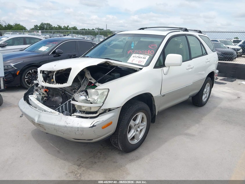 2001 Lexus Rx VIN JTJGF10U710117336 IAAI salvage auction — LEFT FRONT, Salvage (Texas), sold $425 on 2026-07-09 (photo 2)