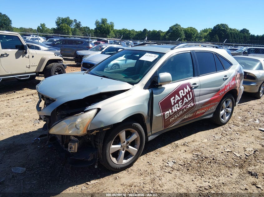 2007 Lexus Rx 350 VIN 2T2GK31U67C022852 IAAI salvage auction — FRONT END, Salvage (North Carolina), sold $575 on 2026-07-22 (photo 2)