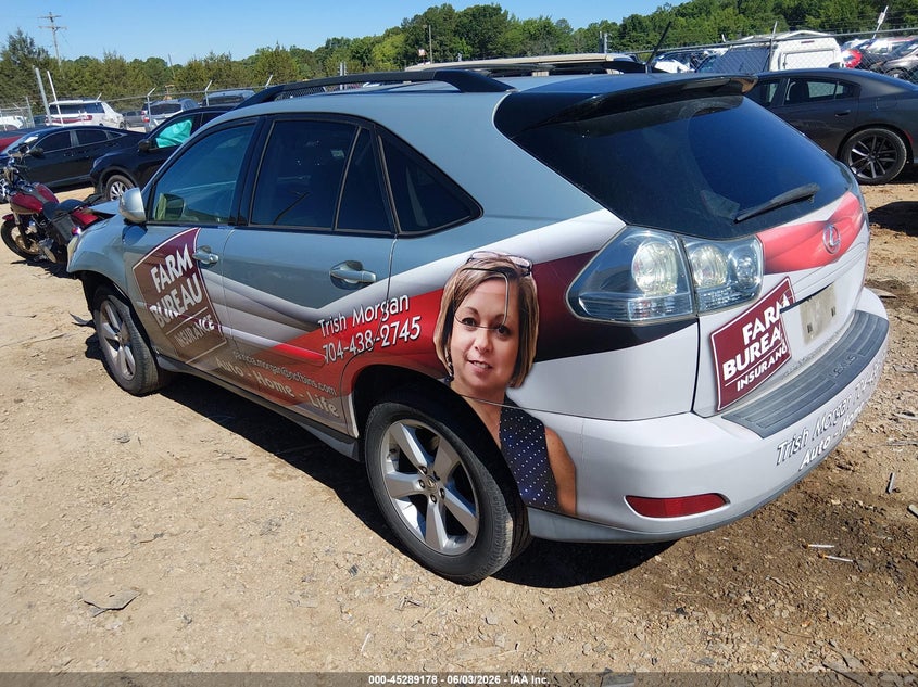 2007 Lexus Rx 350 VIN 2T2GK31U67C022852 IAAI salvage auction — FRONT END, Salvage (North Carolina), sold $575 on 2026-07-22 (photo 3)