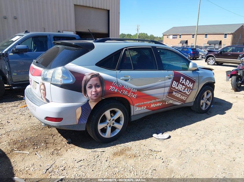 2007 Lexus Rx 350 VIN 2T2GK31U67C022852 IAAI salvage auction — FRONT END, Salvage (North Carolina), sold $575 on 2026-07-22 (photo 4)