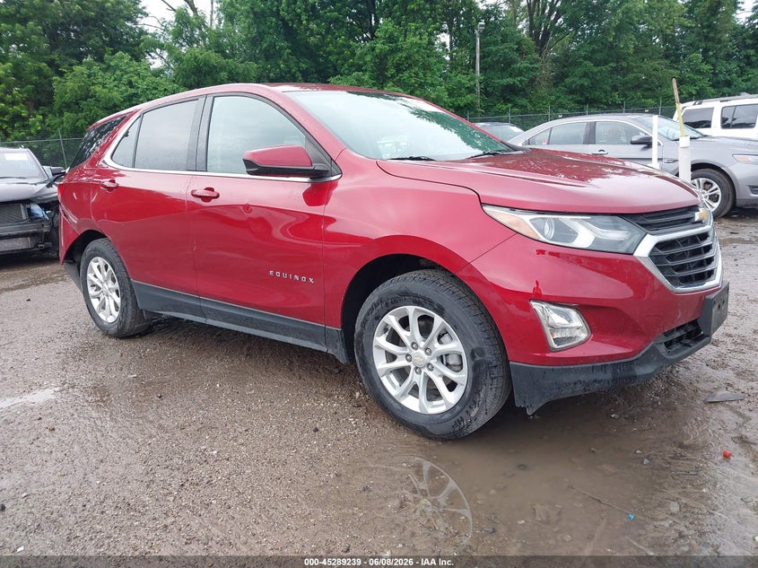 2020 Chevrolet Equinox VIN 2GNAXUEV2L6178619 IAAI salvage auction — REAR END, Salvage Title, sold $2,800 on 2026-07-28 (photo 1)