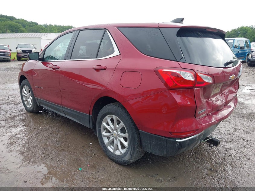 2020 Chevrolet Equinox VIN 2GNAXUEV2L6178619 IAAI salvage auction — REAR END, Salvage Title, sold $2,800 on 2026-07-28 (photo 3)