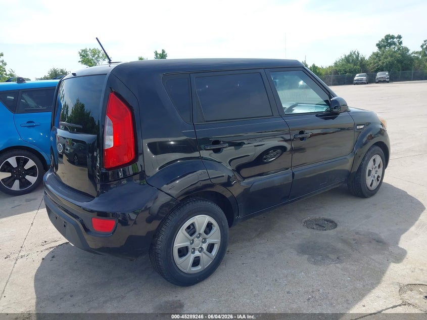 2012 Kia Soul VIN KNDJT2A50C7415073 IAAI salvage auction — RIGHT REAR, Salvage Title, sold $250 on 2026-07-14 (photo 4)