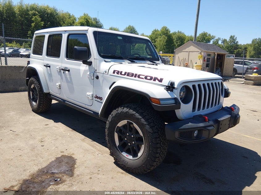 2021 Jeep Wrangler / VIN 1C4HJXFN1MW698083 — IAAI salvage auction photo