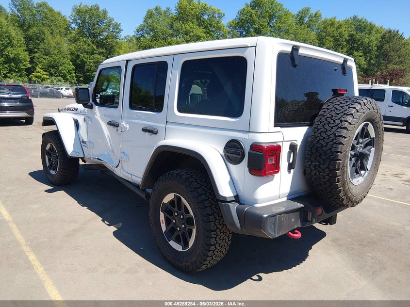2021 Jeep Wrangler / VIN 1C4HJXFN1MW698083 IAAI salvage auction — LEFT SIDE, Salvage Title, sold $15,050 on 2026-08-27 (photo 3)