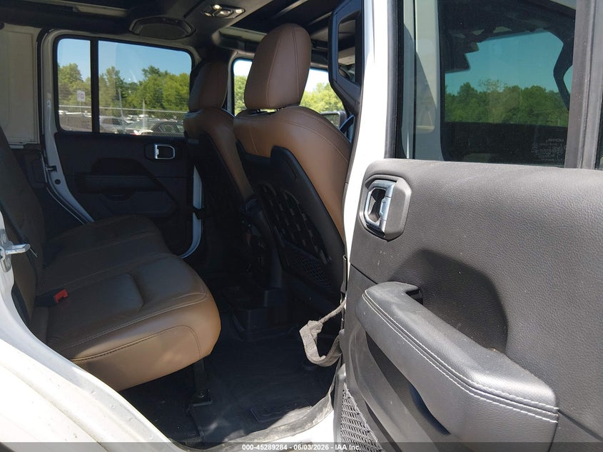 2021 Jeep Wrangler / VIN 1C4HJXFN1MW698083 IAAI salvage auction — LEFT SIDE, Salvage Title, sold $15,050 on 2026-08-27 (photo 8)
