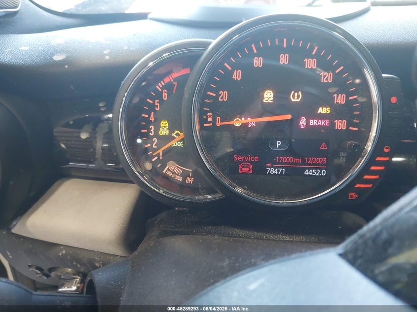 2017 Mini Hard top VIN WMWXU3C30H2D33311 IAAI salvage auction — FRONT END, Salvage Title, sold $1,900 on 2026-07-22 (photo 7)