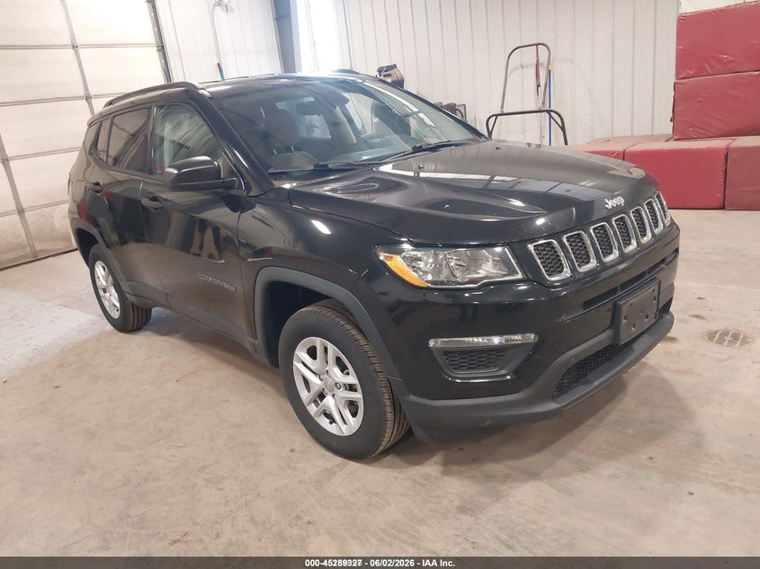 2018 Jeep Compass VIN 3C4NJDAB4JT359639 IAAI salvage auction — NORMAL WEAR, SF97 (South Dakota), sold $9,950 on 2026-07-09 (photo 1)