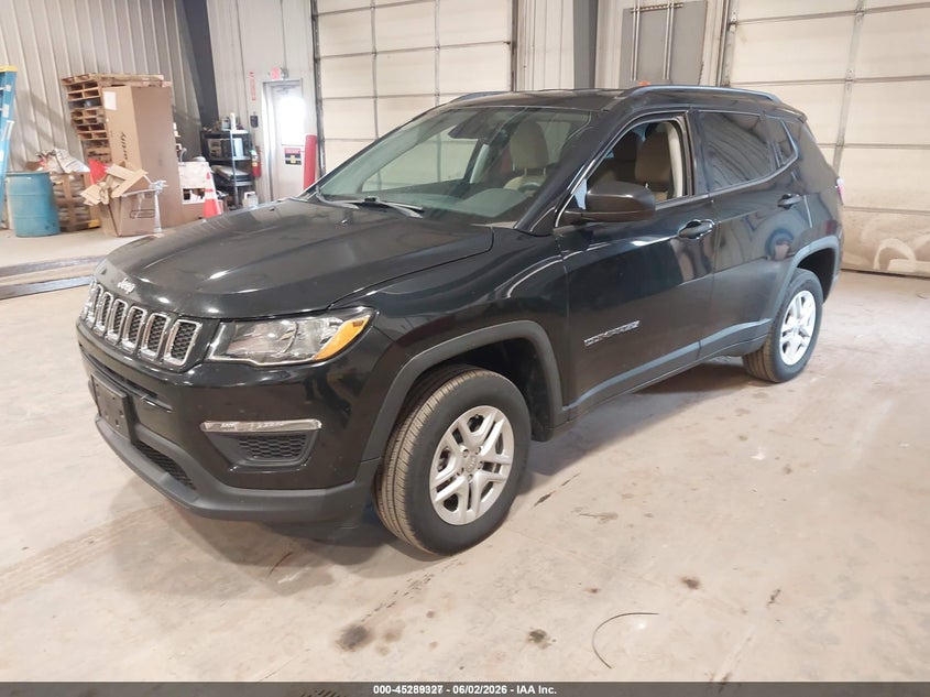2018 Jeep Compass VIN 3C4NJDAB4JT359639 IAAI salvage auction — NORMAL WEAR, SF97 (South Dakota), sold $9,950 on 2026-07-09 (photo 2)