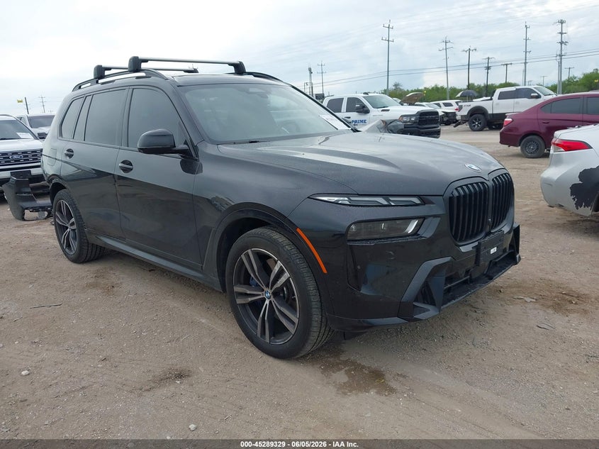 2025 BMW X7 VIN 5UX23EM06S9X31262 IAAI salvage auction — REAR END, Salvage Title, sold $57,125 on 2026-08-03 (photo 1)
