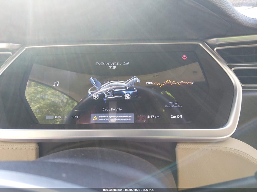 2013 Tesla Model s VIN 5YJSA1DPXDFP15751 IAAI salvage auction — REAR END, Salvage Title, sold $2,825 on 2026-07-16 (photo 7)