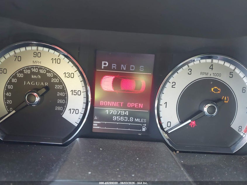 2010 Jaguar Xf VIN SAJWA0GB9ALR75273 IAAI salvage auction — LEFT FRONT, Salvage (Alabama), sold $225 on 2026-07-09 (photo 7)