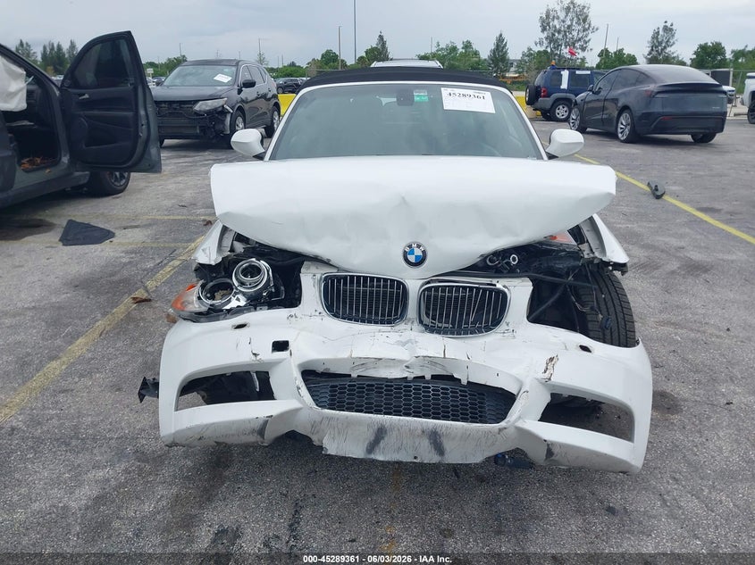 2013 BMW 1er VIN WBAUN7C58DVM27760 IAAI salvage auction — NORMAL WEAR, Clear (Florida), sold $925 on 2026-07-09 (photo 6)