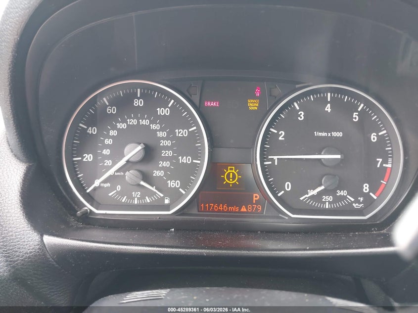 2013 BMW 1er VIN WBAUN7C58DVM27760 IAAI salvage auction — NORMAL WEAR, Clear (Florida), sold $925 on 2026-07-09 (photo 7)