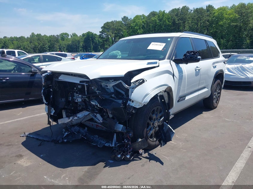 2024 Toyota Sequoia VIN 7SVAAABA5RX048004 IAAI salvage auction — FRONT END, Salvage Title, sold $19,600 on 2026-07-22 (photo 2)