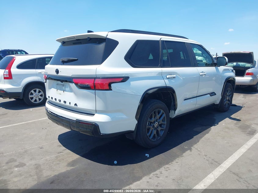 2024 Toyota Sequoia VIN 7SVAAABA5RX048004 IAAI salvage auction — FRONT END, Salvage Title, sold $19,600 on 2026-07-22 (photo 4)
