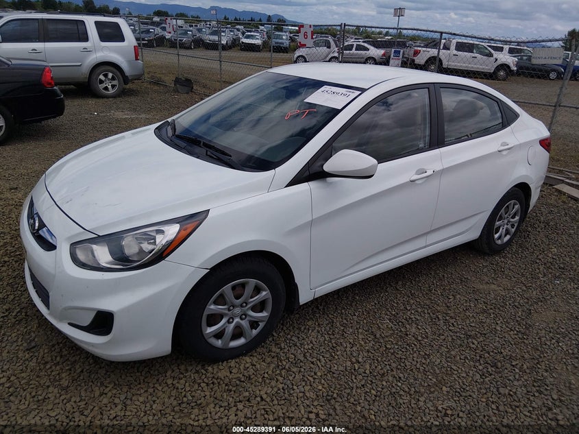 2012 Hyundai Accent VIN KMHCT4AE5CU217400 IAAI salvage auction — NORMAL WEAR, Peddle Clear Public-Restricted (Oregon), sold $200 on 2026-07-20 (photo 2)