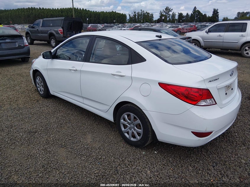 2012 Hyundai Accent VIN KMHCT4AE5CU217400 IAAI salvage auction — NORMAL WEAR, Peddle Clear Public-Restricted (Oregon), sold $200 on 2026-07-20 (photo 3)