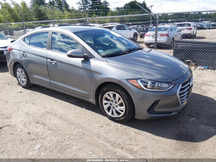 2017 Hyundai Elantra VIN KMHD74LF8HU071399 IAAI salvage auction — REAR END, Salvage (Idaho), sold $1,200 on 2026-07-17 (photo 1)