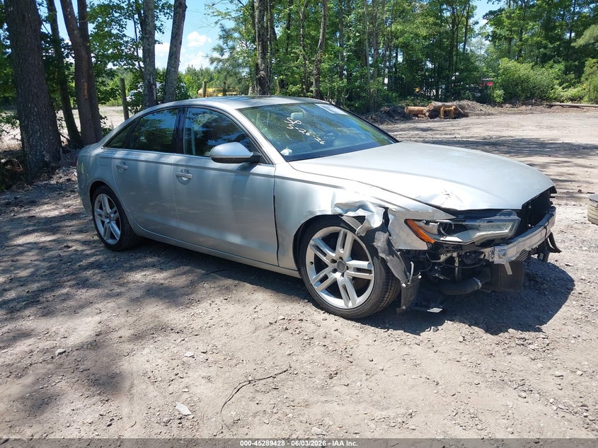 2014 Audi A6 VIN WAUGFAFC3EN042089 IAAI salvage auction — FRONT END, Salvage (Virginia), sold $925 on 2026-07-28 (photo 1)