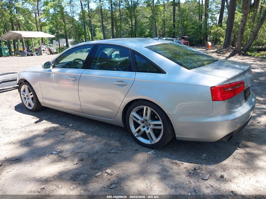 2014 Audi A6 VIN WAUGFAFC3EN042089 IAAI salvage auction — FRONT END, Salvage (Virginia), sold $925 on 2026-07-28 (photo 3)