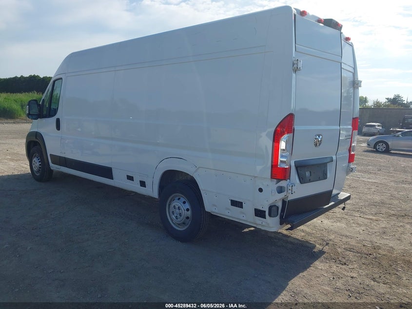 2025 Ram Promaster 3500 VIN 3C6MRVJG7SE517877 IAAI salvage auction — RIGHT REAR, Clear (New York), sold $20,000 on 2026-07-23 (photo 3)