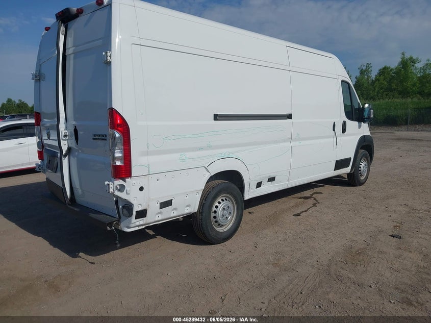 2025 Ram Promaster 3500 VIN 3C6MRVJG7SE517877 IAAI salvage auction — RIGHT REAR, Clear (New York), sold $20,000 on 2026-07-23 (photo 4)