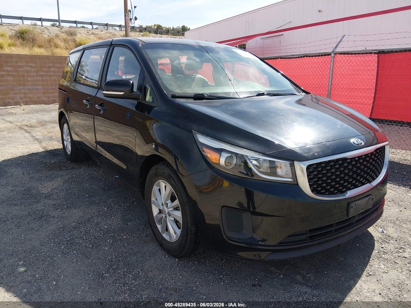 2018 Kia SEDONA VIN KNDMA5C13J6373984 IAAI salvage auction — NORMAL WEAR, SF97 (California), sold $4,250 on 2026-07-28 (photo 1)