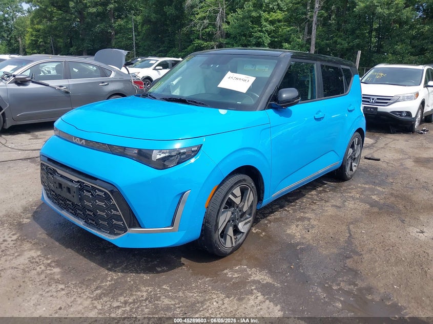 2024 Kia Soul VIN KNDJ53AU6R7223625 IAAI salvage auction — RIGHT SIDE, Salvage - Greater Than 75% (Maryland), sold $4,250 on 2026-07-24 (photo 2)