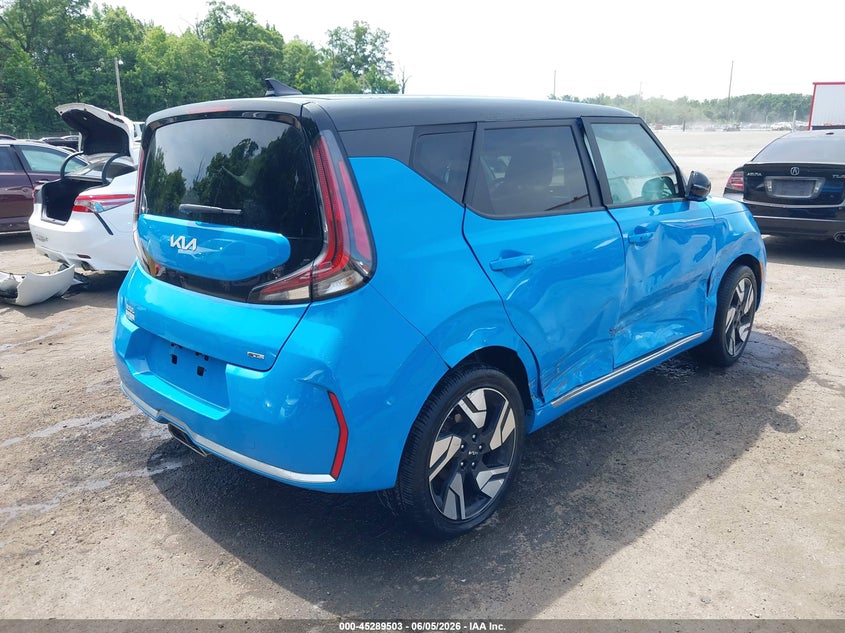 2024 Kia Soul VIN KNDJ53AU6R7223625 IAAI salvage auction — RIGHT SIDE, Salvage - Greater Than 75% (Maryland), sold $4,250 on 2026-07-24 (photo 4)