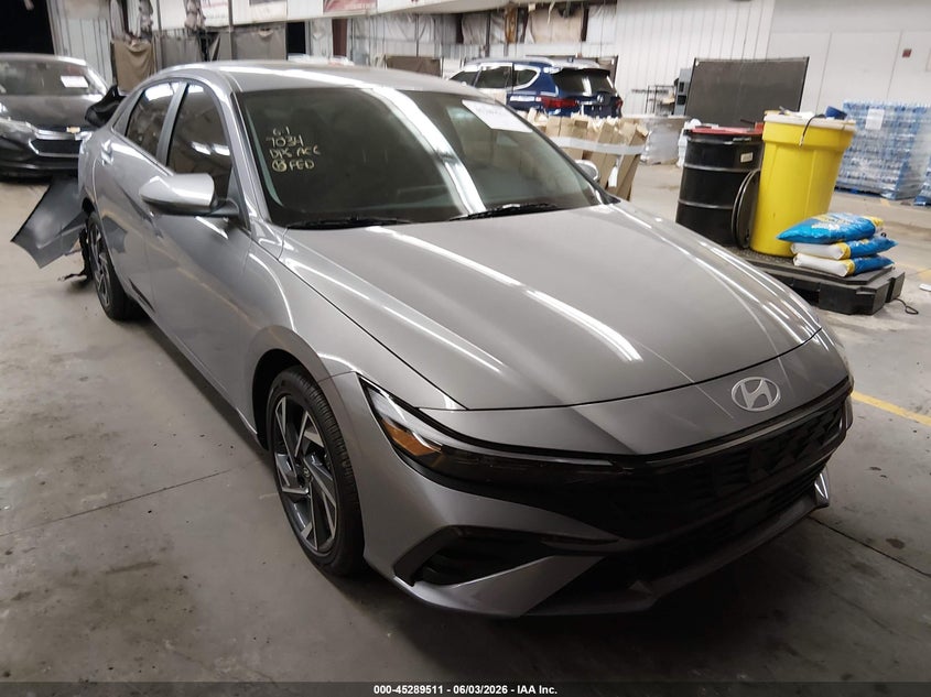 2026 Hyundai Elantra VIN KMHLN4DJXTU191718 IAAI salvage auction — REAR END, Salvage Title, sold $7,300 on 2026-07-28 (photo 1)