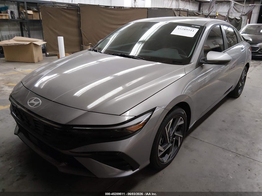 2026 Hyundai Elantra VIN KMHLN4DJXTU191718 IAAI salvage auction — REAR END, Salvage Title, sold $7,300 on 2026-07-28 (photo 2)