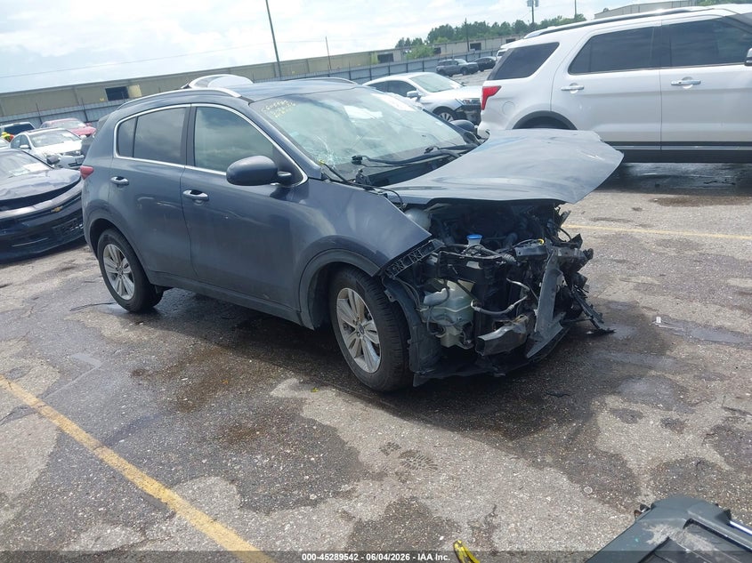 2019 Kia Sportage VIN KNDPM3AC2K7550808 IAAI salvage auction — FRONT END, Salvage Title, sold $975 on 2026-07-08 (photo 1)