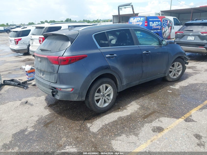 2019 Kia Sportage VIN KNDPM3AC2K7550808 IAAI salvage auction — FRONT END, Salvage Title, sold $975 on 2026-07-08 (photo 4)