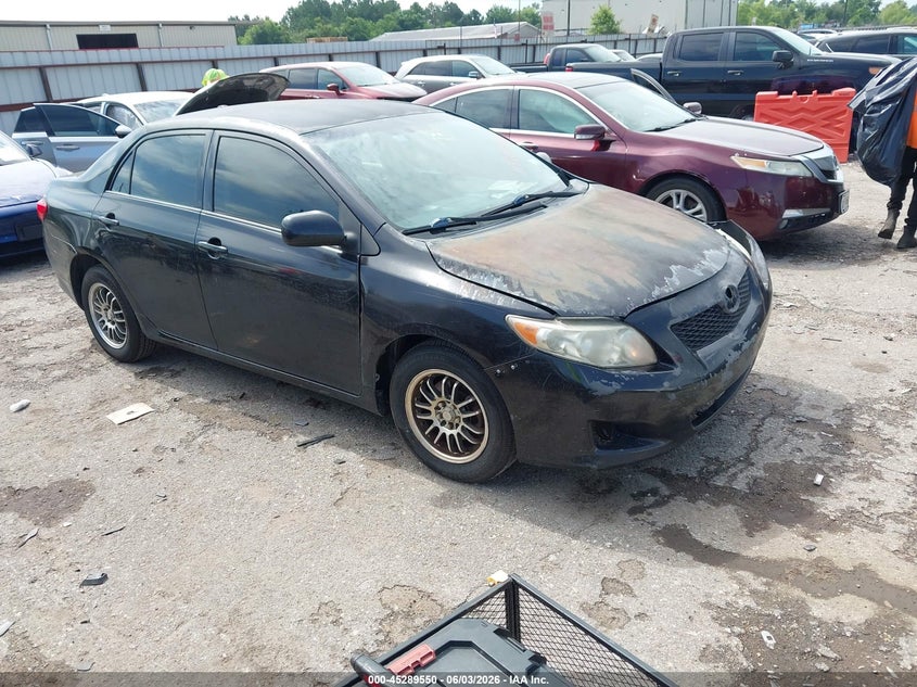 2009 Toyota Corolla VIN JTDBL40EX99048360 IAAI salvage auction — LEFT FRONT, Salvage (Texas), sold $675 on 2026-07-08 (photo 1)