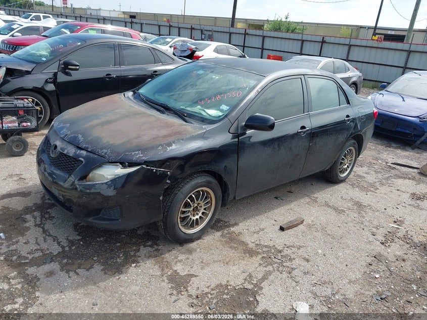 2009 Toyota Corolla VIN JTDBL40EX99048360 IAAI salvage auction — LEFT FRONT, Salvage (Texas), sold $675 on 2026-07-08 (photo 2)
