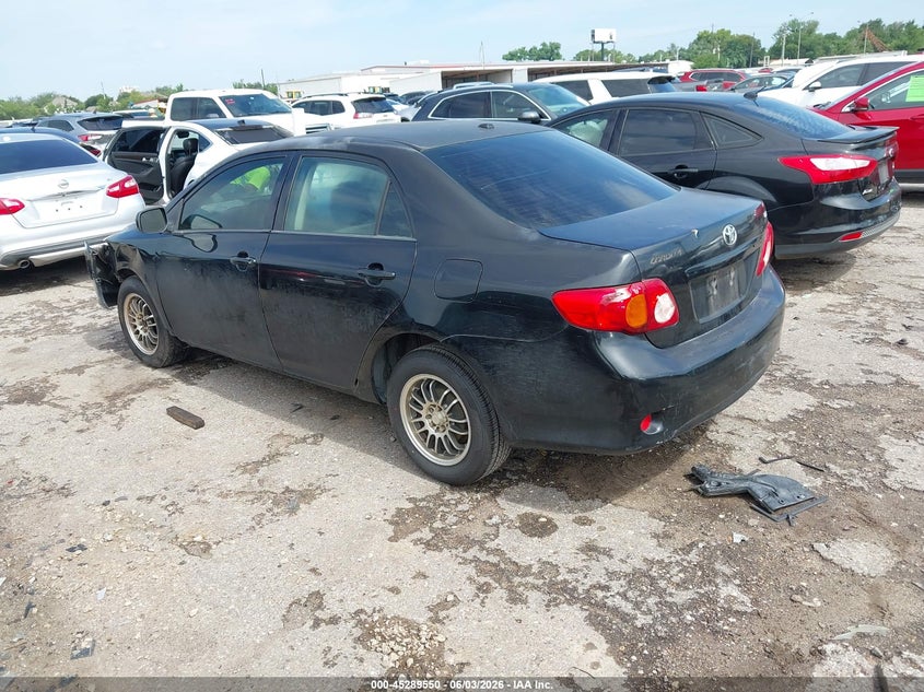 2009 Toyota Corolla VIN JTDBL40EX99048360 IAAI salvage auction — LEFT FRONT, Salvage (Texas), sold $675 on 2026-07-08 (photo 3)