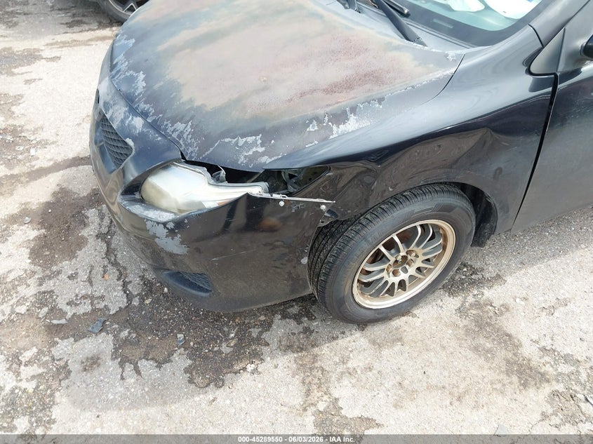 2009 Toyota Corolla VIN JTDBL40EX99048360 IAAI salvage auction — LEFT FRONT, Salvage (Texas), sold $675 on 2026-07-08 (photo 6)