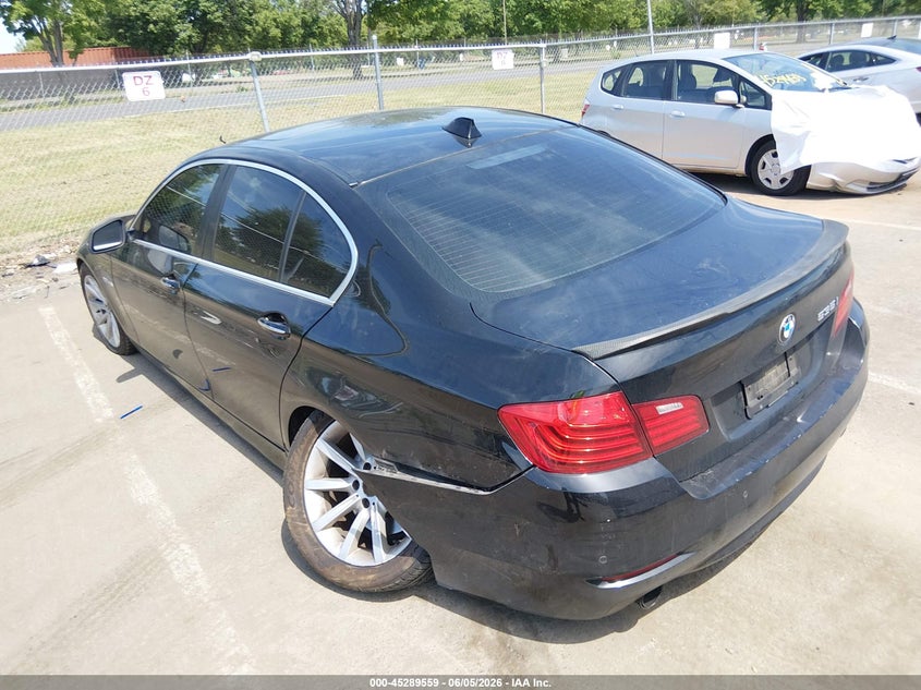2014 BMW 5er VIN WBA5B1C57ED483805 IAAI salvage auction — LEFT REAR, Salvage Title, sold $1,850 on 2026-07-20 (photo 3)