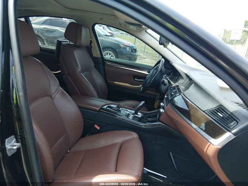 2014 BMW 5er VIN WBA5B1C57ED483805 IAAI salvage auction — LEFT REAR, Salvage Title, sold $1,850 on 2026-07-20 (photo 5)
