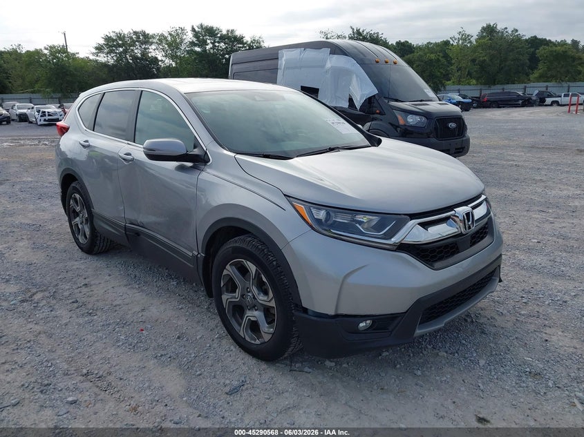 2019 Honda Cr-v VIN 2HKRW1H50KH509720 IAAI salvage auction — RIGHT SIDE, Salvage Title, sold $7,400 on 2026-07-30 (photo 1)