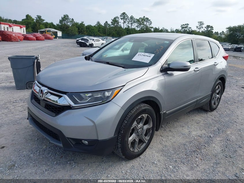 2019 Honda Cr-v VIN 2HKRW1H50KH509720 IAAI salvage auction — RIGHT SIDE, Salvage Title, sold $7,400 on 2026-07-30 (photo 2)