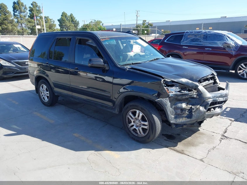 2004 Honda Cr-v VIN JHLRD78884C043281 IAAI salvage auction — NORMAL WEAR, Clear - Dealer Only (California), sold $600 on 2026-07-13 (photo 1)