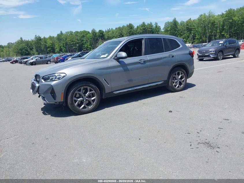 2024 BMW X3 VIN WBX57DP03RN303596 IAAI salvage auction — RIGHT SIDE, Salvage Title, sold $16,100 on 2026-07-23 (photo 2)
