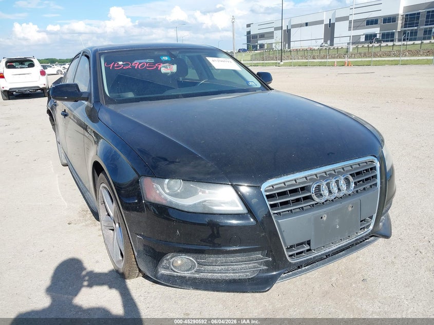 2012 Audi A4 VIN WAUKFAFL7CN017784 IAAI salvage auction — REAR END, Salvage Title, sold $575 on 2026-07-07 (photo 1)