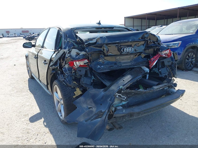 2012 Audi A4 VIN WAUKFAFL7CN017784 IAAI salvage auction — REAR END, Salvage Title, sold $575 on 2026-07-07 (photo 3)